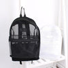 Fashion Women Transparent Backpack  Mesh Backpack