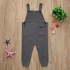 Spring Children Kids Candy Color Bib Harem Pants 1-5Yrs Boys Girls Pocket Knitted Overalls Jumpsuits Baby Clothing