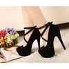 high-heeled shoes woman