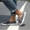 Women Nubuck Loafers Casual Bowknot Shoes