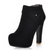 high heel short ankle boots