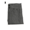 MOBTRS Striped Elastic High Waist Pants Female