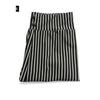 MOBTRS Striped Elastic High Waist Pants Female