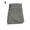 MOBTRS Striped Elastic High Waist Pants Female