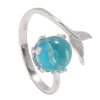 Blue Crystal ring