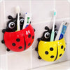 Ladybug Toothbrush Toothpaste Holder Home