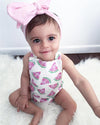 BABY WATERMELON SLEEVELESS ROMPER