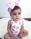 BABY WATERMELON SLEEVELESS ROMPER