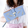 Fabulous  Leaf Hollow Out Long Wallet