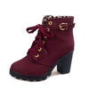 Thick Heel Short Boot Ladies Casual