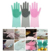 Magic Rubber Silicone Dish Washing Gloves