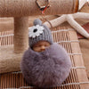 SLEEPING BABY DOLL KEYCHAIN