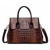 Elegant crocodile  leather handbags