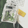 Clear Pvc Waterproof Women Backpack Fun Star