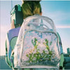 Clear Pvc Waterproof Women Backpack Fun Star