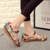 Ethnic Lace Up Beading Shoes