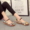 Ethnic Lace Up Beading Shoes