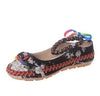 Ethnic Lace Up Beading Shoes