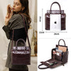 Multifunction Luxury Leather Handbag