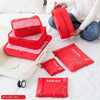 6 Pcs/Lot Travel clothes Storage Bag