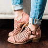 Fashion Elegant Women's Stenciled Chunky Sandals