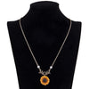 Sunflower Pendant Necklace