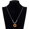 Sunflower Pendant Necklace