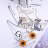 Sunflower Pendant Necklace