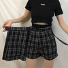 Summer Skirt Women High Waist Plaid