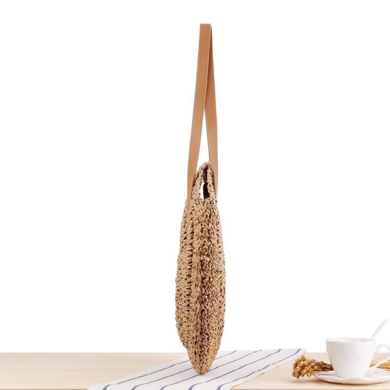 Bohemian Straw Beach Bag