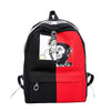 Graffiti Printing Backpack Canvas Women Men