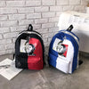 Graffiti Printing Backpack Canvas Women Men