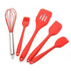 5pcs/set Silicone Cooking Utensil Set  Spatula  Kitchen  Kitchenware